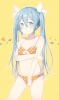 Vocaloid : Hatsune Miku 183707
bikini blue eyes hair blush long ribbon twin tails   anime picture