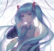 Vocaloid : Hatsune Miku 183714
blue eyes hair long tie twin tails   anime picture