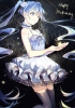 Vocaloid : Hatsune Miku 183776
blue eyes hair choker dress long smile stars thigh highs twin tails   anime picture