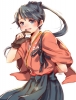 Kantai Collection : Houshou 183797
anthropomorphism black hair blue eyes blush gloves long ponytail skirt   anime picture