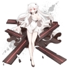 Kantai Collection : Chuukanseiki 183826
albino blush dress long hair red eyes weapon white   anime picture