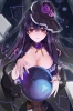 Sword Girls :  179767
choker flower hat long hair neko purple red eyes smile stars   anime picture
