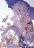 Guns Girl   School DayZ : Kiana Kaslana 179768
blue eyes dress flower hair band high heels long umbrella white   anime picture
