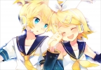Vocaloid Kagamine Rin and Len 882
vocaloid  Kagamine Rin Len      anime pixx girls        art fanart picture