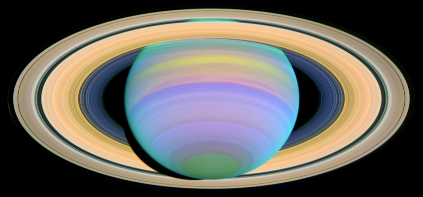   - Saturn in ultraviolet
Saturn  space nasa ultraviolet