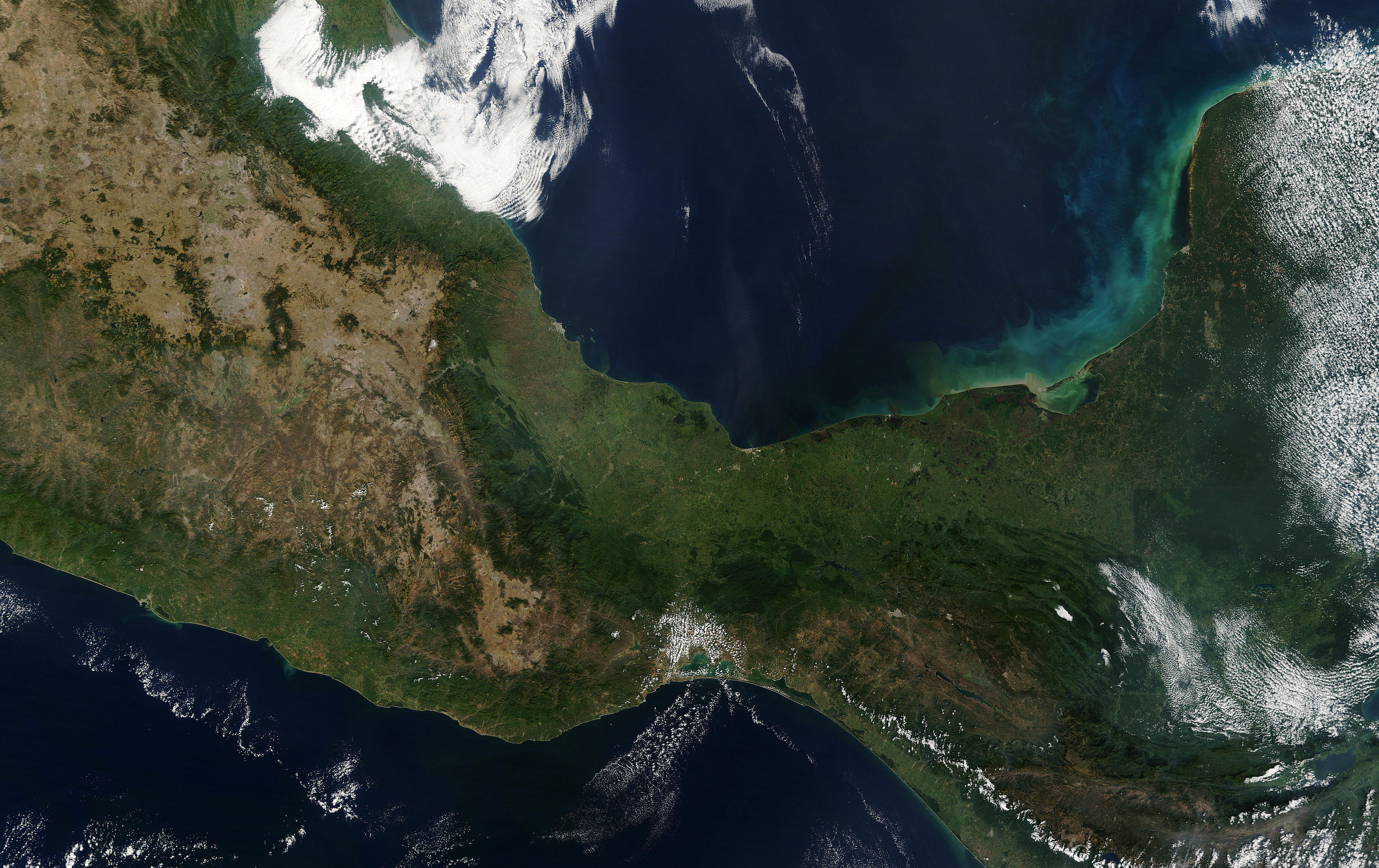 Мексика с космоса