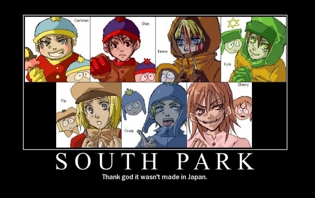 south, park, , , , |, Demotivators, anime