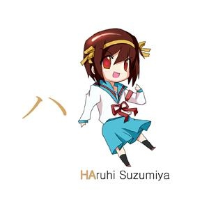Katakana - HA - HAruhi Suzumiya
Katakana 