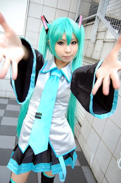 Hatsune, Miku, Kanda, Midori, vocaloid, cosplay