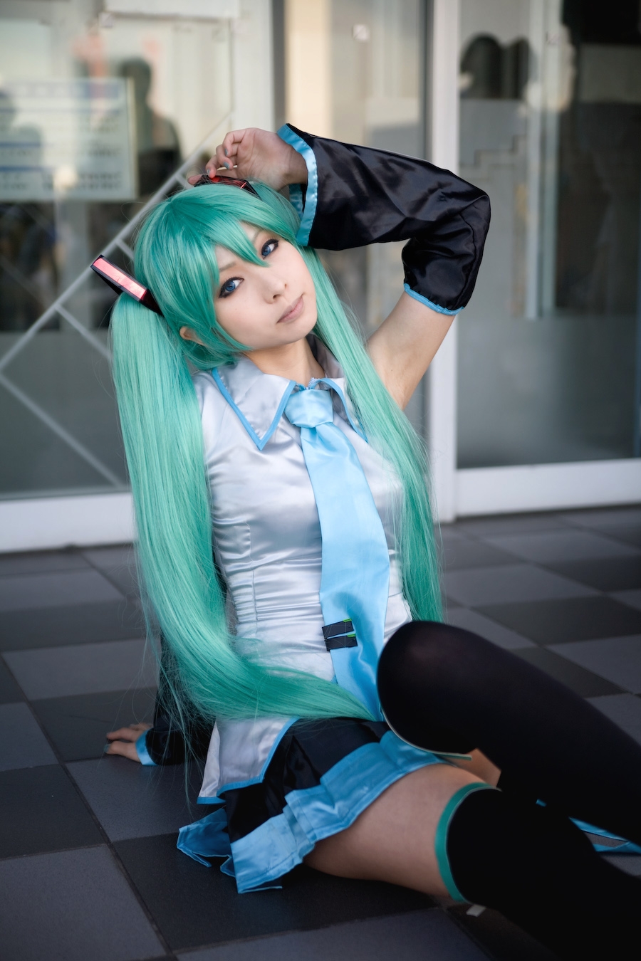 Hatsune, Miku, Kanda, Midori, vocaloid, cosplay