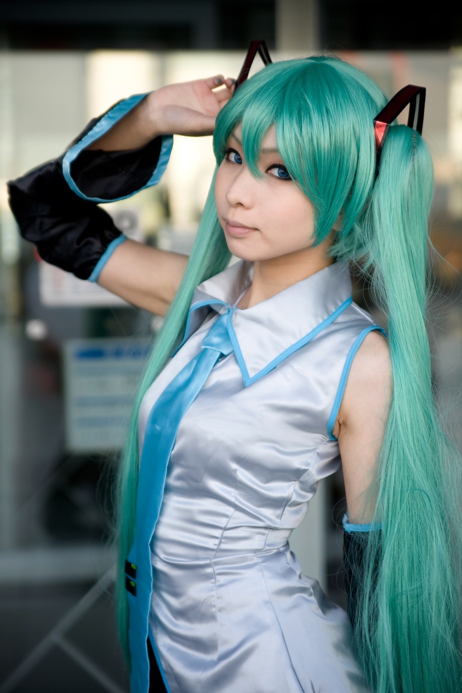 Hatsune, Miku, Kanda, Midori, vocaloid, cosplay