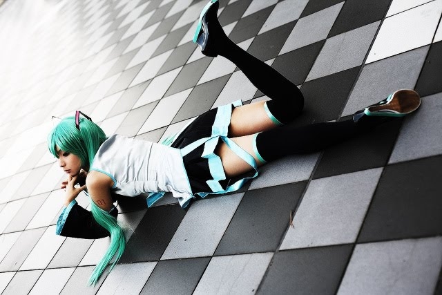 Hatsune, Miku, Kanda, Midori, vocaloid, cosplay