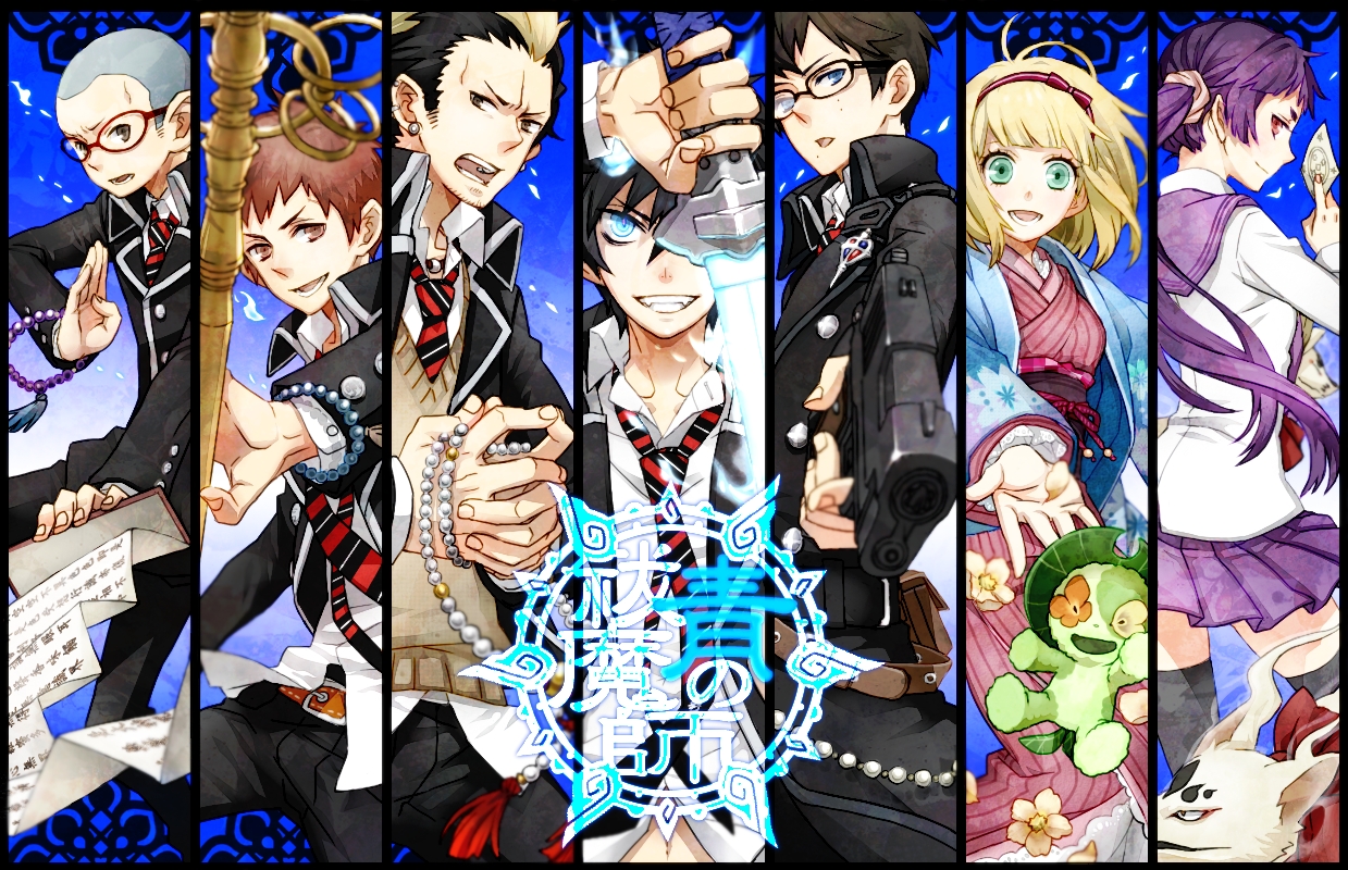 Ao, Exorcist, Blue, Wallpaper