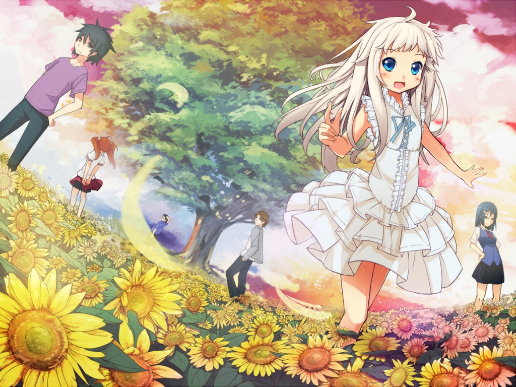 Ano, Hi, Mita, Hana, Wallpaper, , , , , Namae, Bokutachi, Mada, Shiranai, , , , , anime, picture, desktop, , , , 