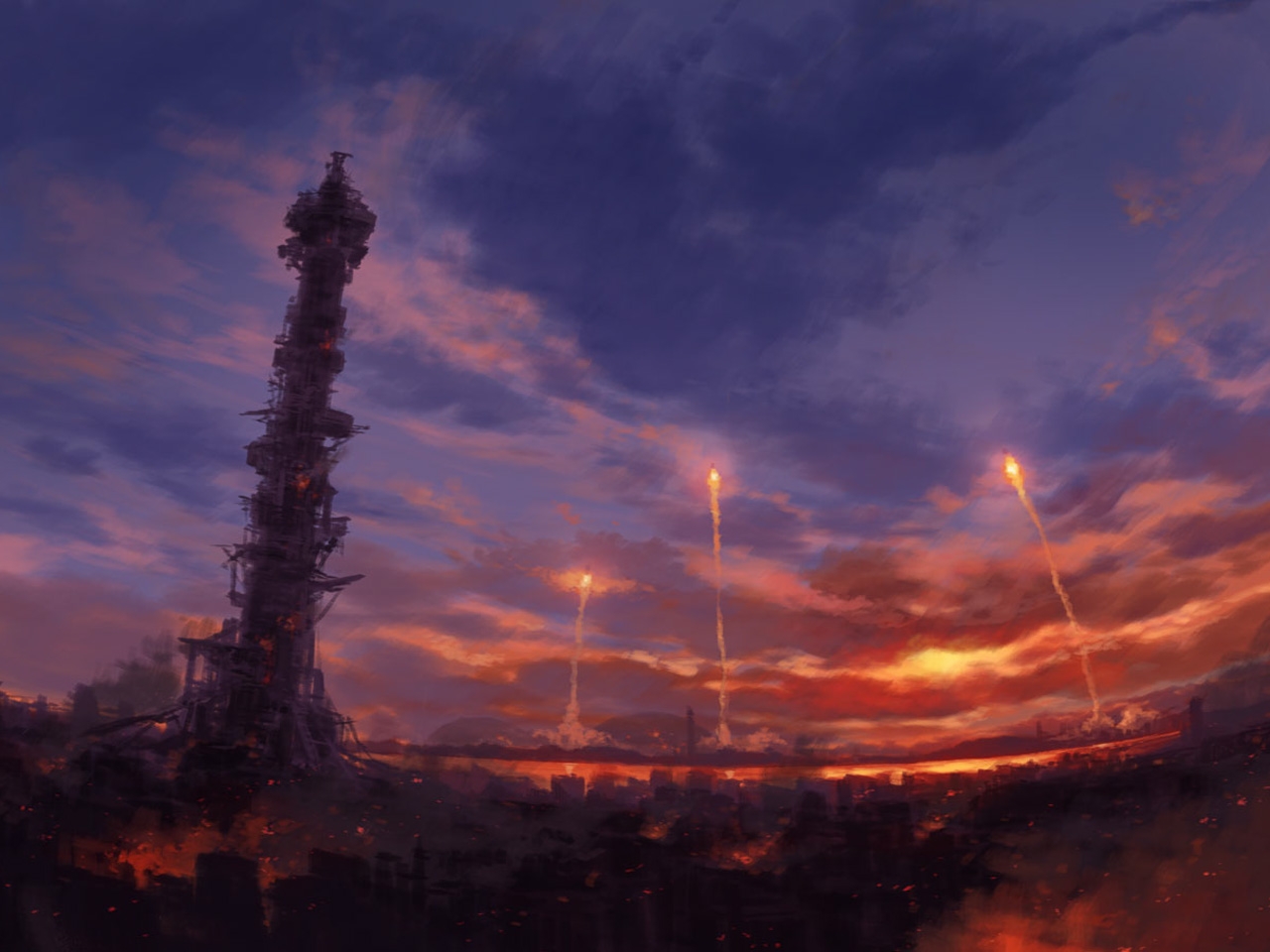 Метро 2033 Останкинская башня ракеты