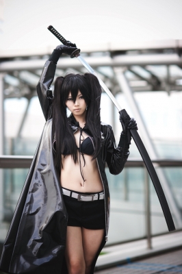 Black Rock Shooter Cosplay by Sera 001
Black Rock Shooter Cosplay