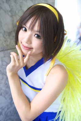 Suzumiya Haruhi cheerleader by Kipi 035
Melancholy Haruhi Suzumiya cosplay Kipi