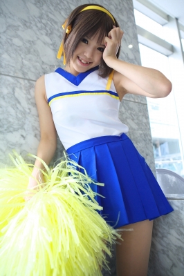 Suzumiya Haruhi cheerleader by Kipi 032
Melancholy Haruhi Suzumiya cosplay Kipi