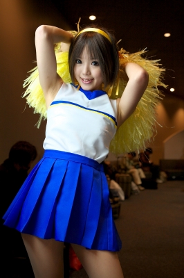 Suzumiya Haruhi cheerleader by Kipi 020
Melancholy Haruhi Suzumiya cosplay Kipi