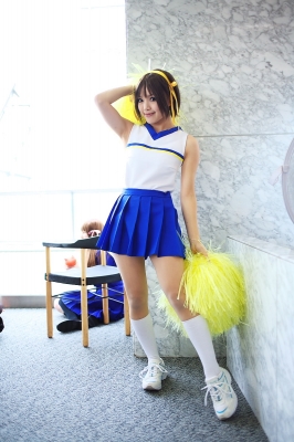 Suzumiya Haruhi cheerleader by Kipi 001
Melancholy Haruhi Suzumiya cosplay Kipi