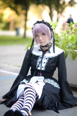 Nagato Yuki gothic *** ta by Ibara 014
Suzumiya Haruhi Melanholy cosplay Ibara