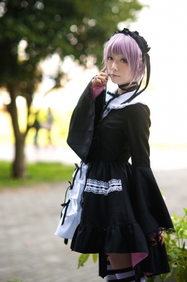 Nagato Yuki gothic *** ta by Ibara 012
Suzumiya Haruhi Melanholy cosplay Ibara