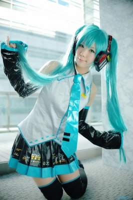 Hatsune Miku by Kousaka Yun 007
 Hatsune Miku vocaloid cosplay