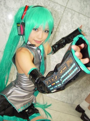 Hatsune Miku by Kipi 087
 Hatsune Miku vocaloid cosplay