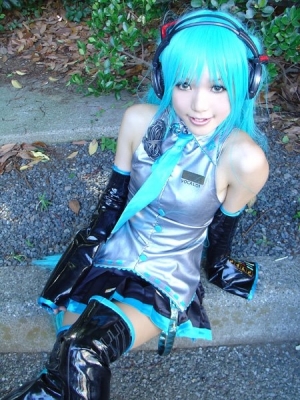 Hatsune Miku by Kipi 014
 Hatsune Miku vocaloid cosplay