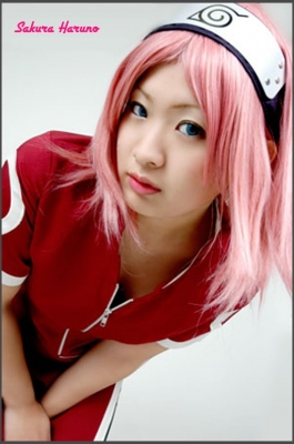 Sakura Haruno cosplay
 Naruto cosplay picture foto    