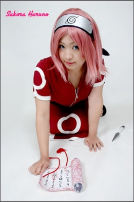 Sakura Haruno cosplay
 Naruto cosplay picture foto    