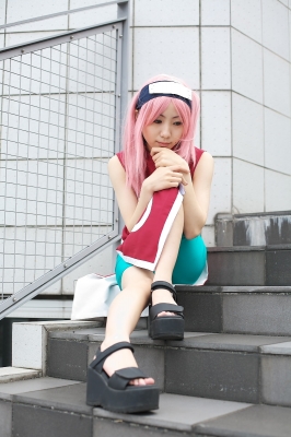 Haruno Sakura by Kinako
 Naruto cosplay picture foto    