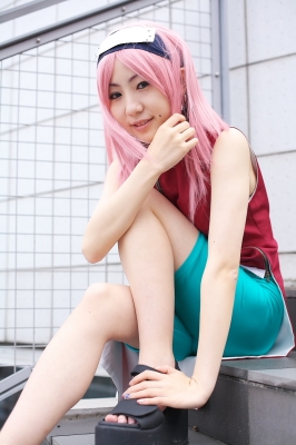 Haruno Sakura by Kinako
 Naruto cosplay picture foto    