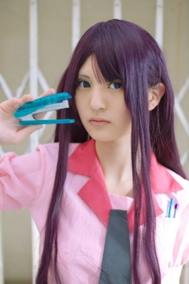 senjougahara hitagi by hina
 bakemonogatari Cosplay pictures     