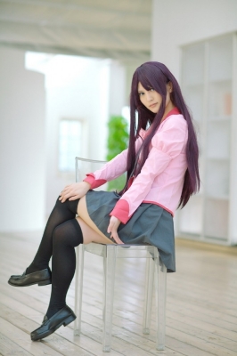 senjougahara hitagi by hina
 bakemonogatari Cosplay pictures     