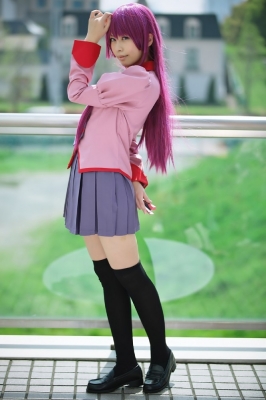 senjougahara hitagi by satori
 bakemonogatari Cosplay pictures     