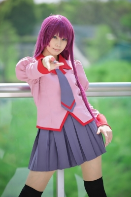 senjougahara hitagi by satori
 bakemonogatari Cosplay pictures     