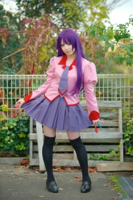 senjougahara hitagi by yuzunyan
 bakemonogatari Cosplay pictures     