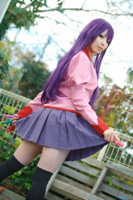 senjougahara hitagi by yuzunyan
 bakemonogatari Cosplay pictures     