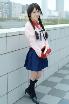 hanekawa tsubasa by chamaro
 bakemonogatari Cosplay pictures     