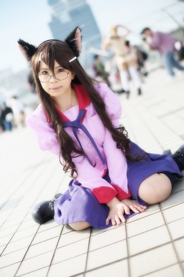 hanekawa tsubasa by yukari
 bakemonogatari Cosplay pictures     