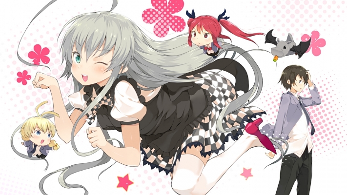 Haiyore! Nyaruko-san
 ! -  ,  ,     , Haiyore! Nyaruko-san anime picture and wallpaper desktop,    ,    