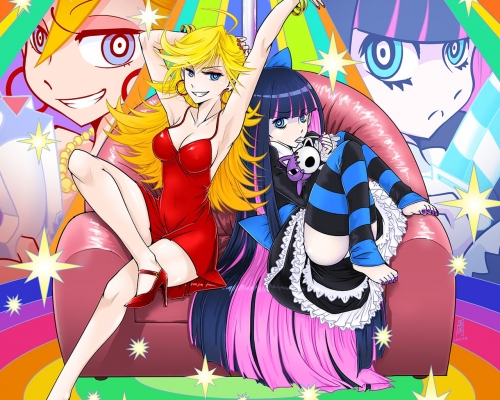 Panty & Stocking wallpaper
 Panty & Stocking with Garterbelt   ,  ,     , anime picture and wallpaper desktop,    ,    