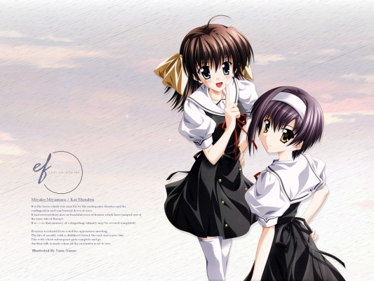 ef - a tale of...
ef tale of memories melodies anime wallpaper pictures  