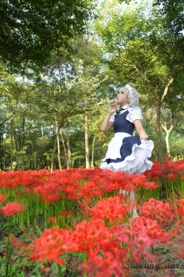 izayoi sakuya by saku
touhou cosplay pictures  