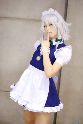 izayoi sakuya by satori
touhou cosplay pictures  