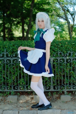 izayoi sakuya by satori
touhou cosplay pictures  