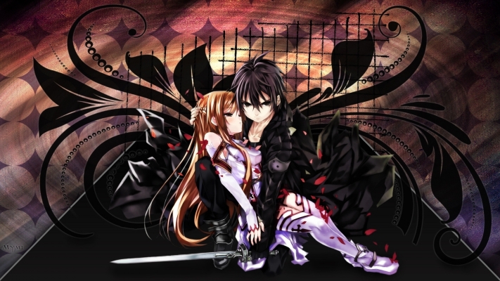 Sword Art Online
 Sword Art Online     ,  ,     , anime picture and wallpaper desktop,    ,    