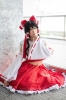 hakurei reimu by sakura chii
touhou cosplay pictures  