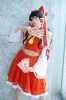 hakurei reimu by sakura chii
touhou cosplay pictures  